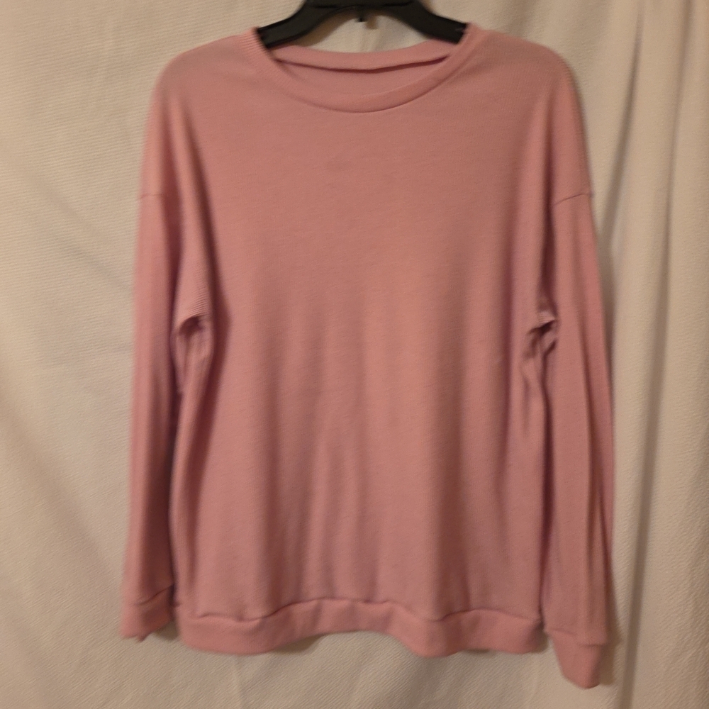 Pink Long Sleeve Sweatshirt